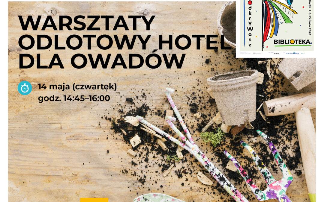 Warsztaty Odlotowy Hotel Dla Owadów